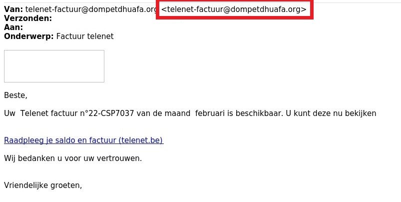 Telenet factuur